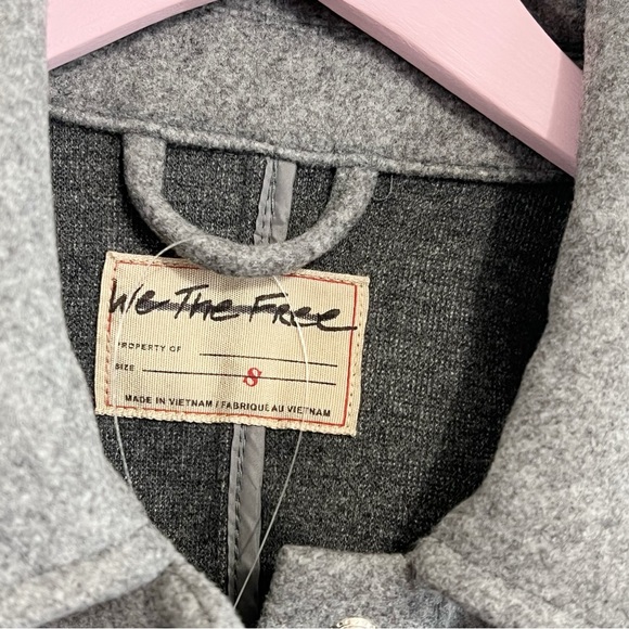 New Free People We The Free Lola Shirt Jacket - Picture 9 of 9